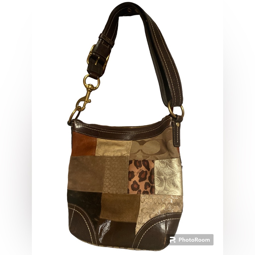 SOLD !!!! Coach F0893-F12840 Patchwork Crosby bag